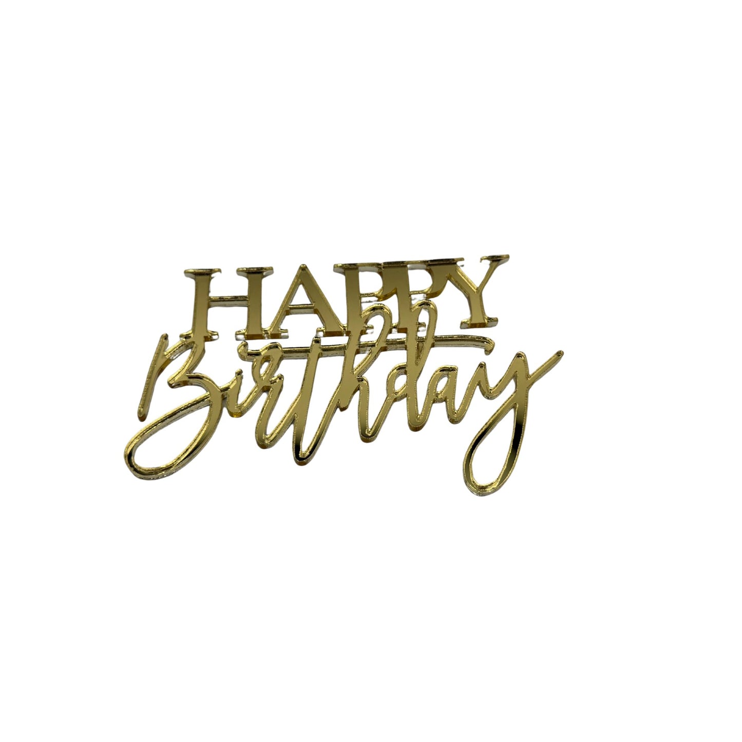 Happy Birthday Cake Toppers (Plain)