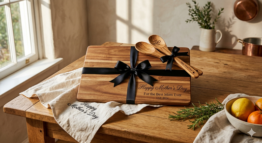 Personalised Bamboo Kitchen Set