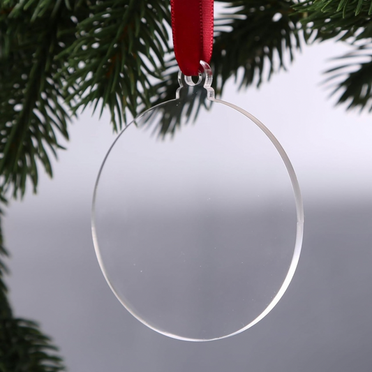 Acrylic Ornament Blanks ( Single or Set)