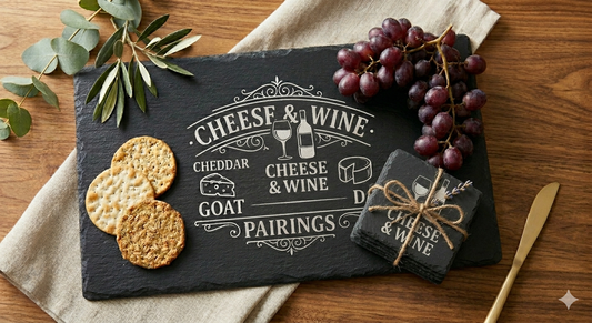 Engraved Slate Charcuterie Board